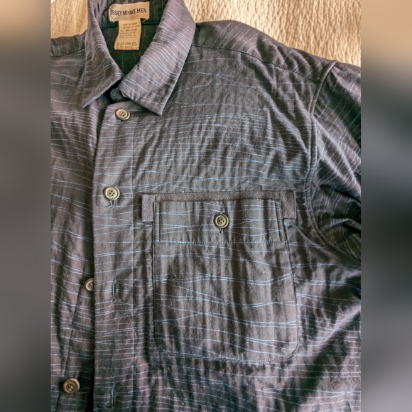 Vintage Issey Miyake Shirt  (part of 2-piece pant & shirt set) - Picture 5 of 6